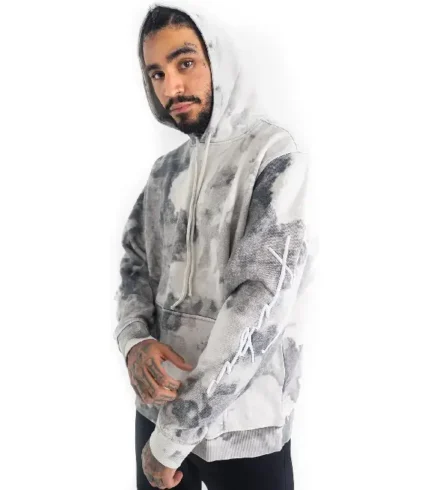 FUBU Grey Tie Dye Signature Hoodie (1)