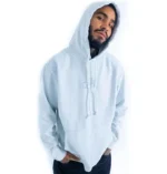 FUBU Ice Blue Garment Washed Script Hoodie (2)