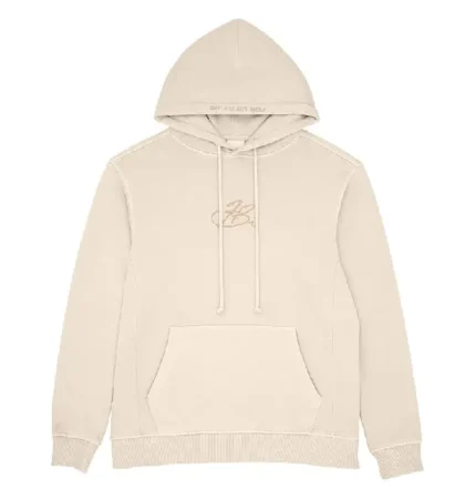 FUBU Khaki Garment Washed Script Hoodie (1)