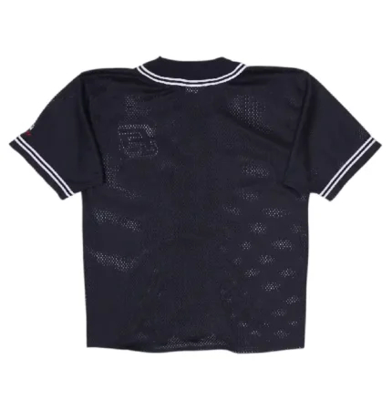 Mens Fubu Mesh Short Sleeve Baseball Jersey (5)