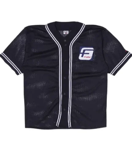 Mens Fubu Mesh Short Sleeve Baseball Jersey (6)