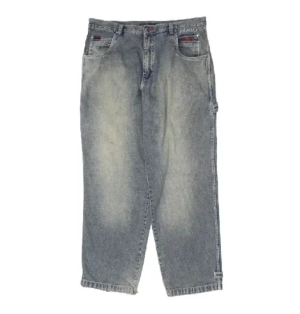 Mens Fubu The Collection Washed Carpenter Jeans (1)