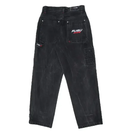 Mens Y2K Fubu Embroidered Carpenter Jeans (4)
