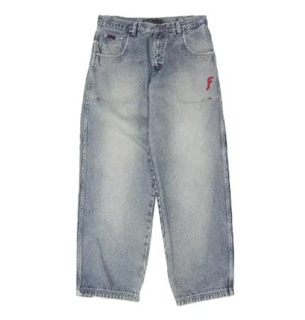 Mens Y2K Fubu The Collection Straight Jeans (1)