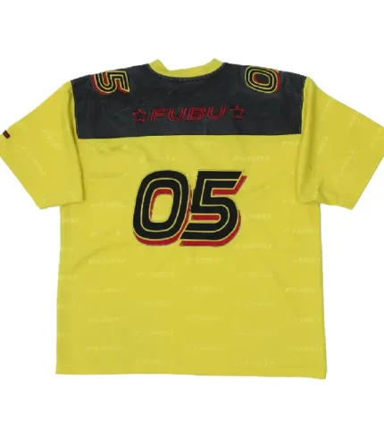 Vintage FUBU 05 Official Champions Jersey YellowBlack (4)