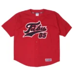 Vintage FUBU Sports 'The Collection' 2005 Jersey Red With Bold Logo (1)