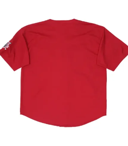 Vintage FUBU Sports 'The Collection' 2005 Jersey Red With Bold Logo (2)