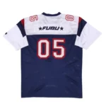 Vintage Mens FUBU Mesh Jersey Navy White 05 Embroidered (5)