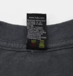 Y2K Mens FUBU T Shirt Gray Graphic Print Crew Neck Cotton (2)